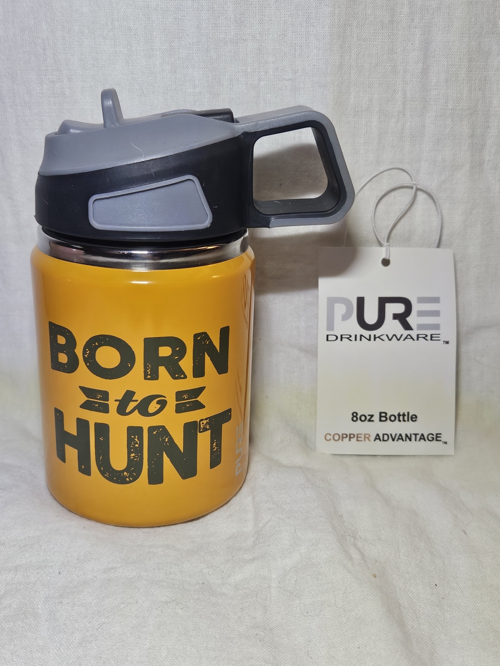 PURE Antimicrobial 8oz Born To Hunt Tumbler